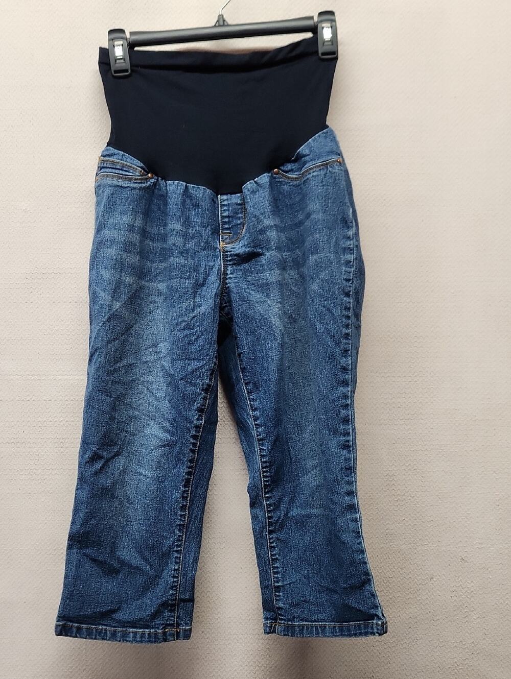 Hybrid & company Dark Blue Denim Jeans with Black Panel